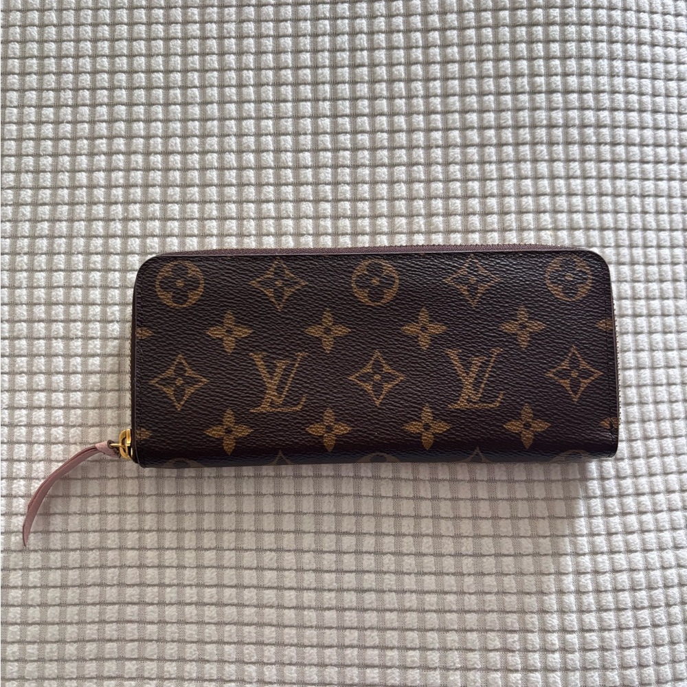 Preloved LV Monogram Clemence Wallet Pink